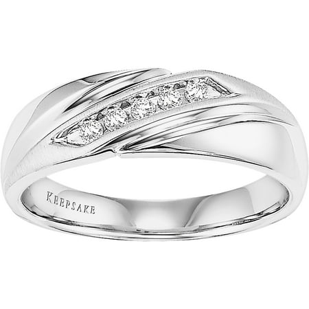 Diamond Accent Sterling Silver Band