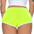 thumbnail image 6 of COMVALUE Women's Sexy Booty Shorts Retro Dolphin Shorts Sports Yoga Gym Running Hot Pants Yellow XXL, 6 of 6