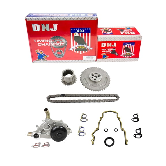 DNJ TK3168AWP Timing Chain Kit with Water Pump Fits Cars & Trucks 99-04 Cadillac 5.3L V8 OHV