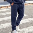 thumbnail image 7 of Fgnfyis Men's Workout Sweat Pants Elastic Drawstring Gym Jogger Pants with Pockets Sweatpants for Men Navy XXL, 7 of 7