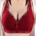 thumbnail image 2 of Cathalem Women's Push Up Bra T Shirt Bras Plunge Bralette Womens Push Up Bras(Red,40), 2 of 4