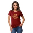 thumbnail image 1 of Inkdotpot T-Shirt Personnalisé pour Femmes Juste Mariés Annonce de Mariage Chemise-Rf, 1 of 8