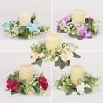 thumbnail image 6 of Event & Party Hydrangea Candle Rings for Pillar Candles Floral Candlerings to Enhance Home Décor and Centerpieces, 6 of 9