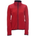 thumbnail image 1 of Chaqueta de forro polar con cremallera completa para mujer Aeropostale, rojo, mediano, 1 of 2
