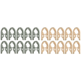 thumbnail image 1 of Culchas 10 PCS Perchas Ropa Plegables Portátiles para Viajar () Azul, 1 of 4
