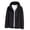 Black, variant on Plus Size Men's and Women's Hooded Windproof Ski Coat with Inner Liner – Lightweight Thin Shell Jacket for Outdoor Winter Sports, Casual Travel, Cold Weather Layering, and Everyday Commute