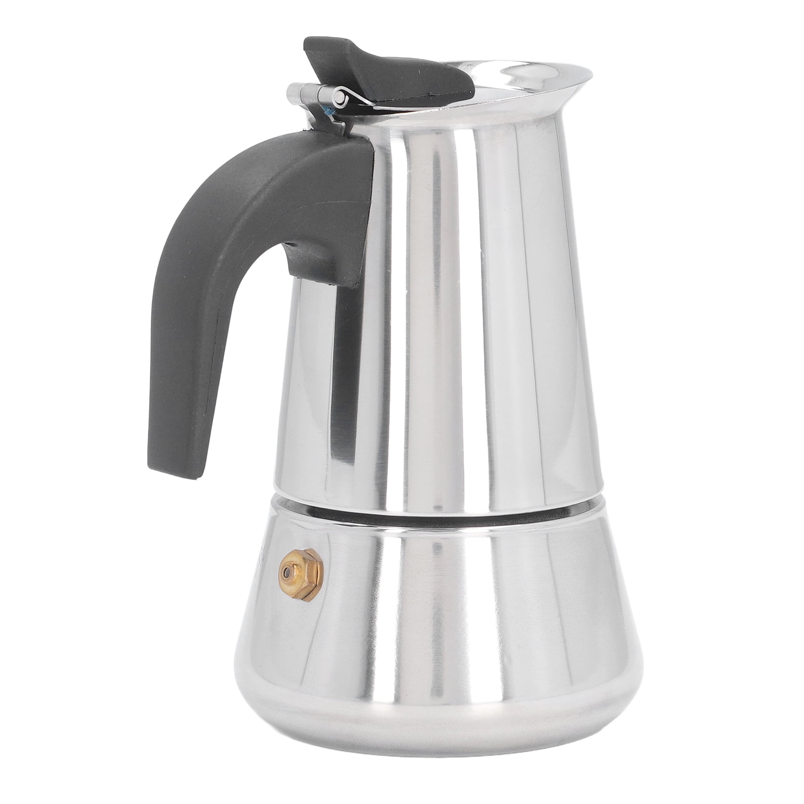Stovetop Coffee Maker, Easy Cleaning Moka Pot Stainless Steel Large