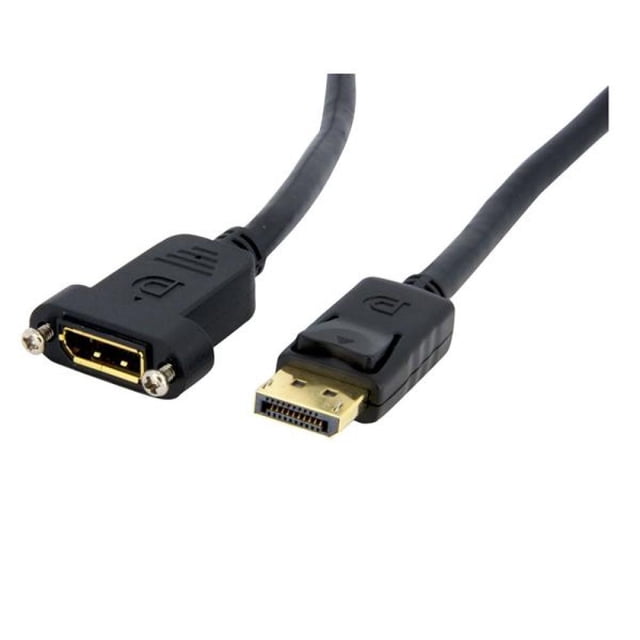 Cable Displayport 91Cm Para Montaje En Panel Hembra A Macho . Startech DPPNLFM3