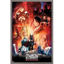 Fullmetal Alchemist: Brotherhood - Key Art 5 Wall Poster, 22.375" x 34" Framed