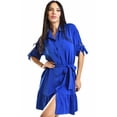 thumbnail image 4 of Vestido Camisero con Volantes Roman Fashion Juvenil 2386 Azul Rey Talla M, 4 of 5