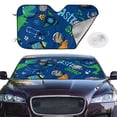 thumbnail image 4 of Goofa Dinosaur In Space Printed Car Windshield Sunshade,Foldable Reflective Sun Visor,UV Protection Heat Blocker Sunshade,Car Cooling Accessory-Small, 4 of 7