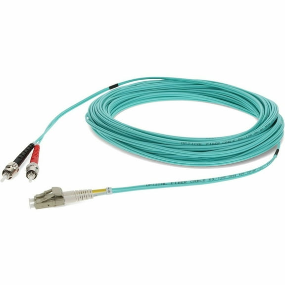 20M FIBER LC TO ST M/M OM3 UPC DUPLEX LSZH PATCH CABLE