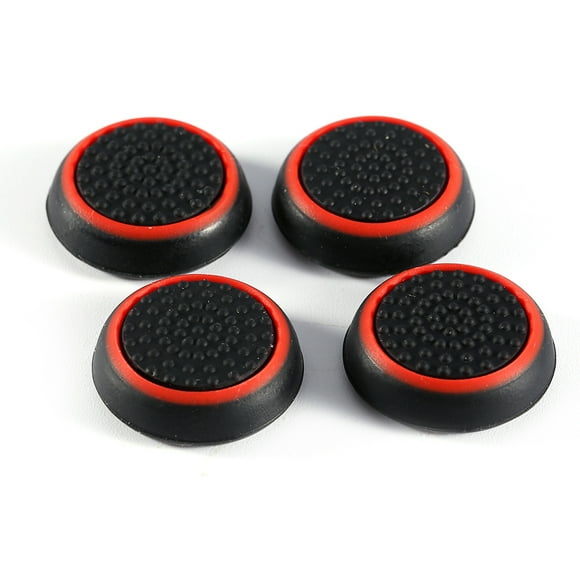 Oubit Accessoire de Manette Playstation, 4 Pcs Capuchon de Manette de Jeu en Silicone de Remplacement Couvercle de Joystick Finition de Luxe