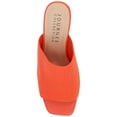 thumbnail image 5 of Journee Womens Lorenna Open Square Toe Block Heel Dress Sandals, Widths Available, 5 of 10