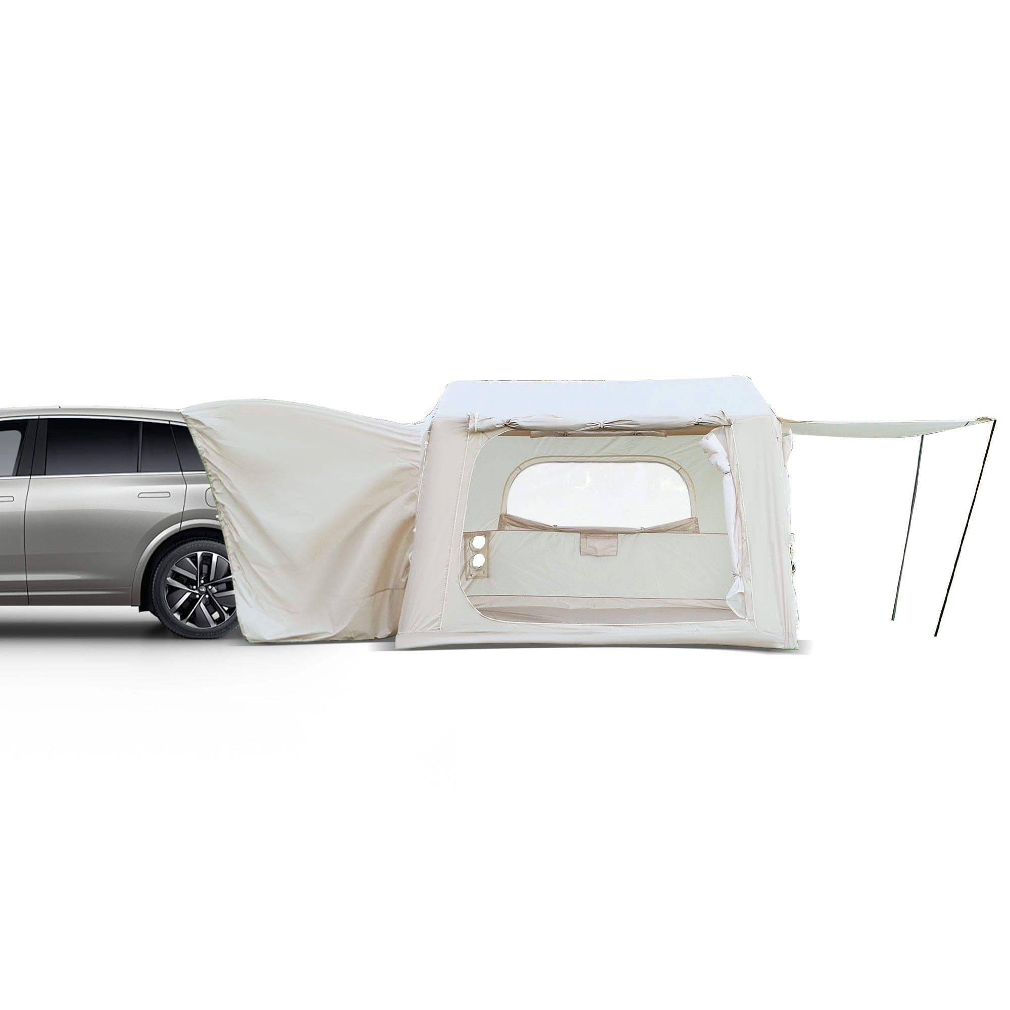 CQSXDA Easy Setup Inflatable SUV Tent in Waterproof Oxford Fabric for 4 Season Camping - Accommodates 6 to 8 People