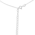 thumbnail image 4 of SuperJeweler Letter I Initial Necklace In Sterling Silver, 1/5ct Diamond, 16 Inches For Women, 4 of 6