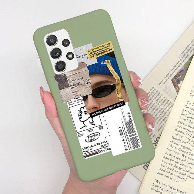 Lembut-fundas de teléfono para Samsung A52, A52S, A53, linda chica fresca, corazón mate, flor de moda, Funda para Samsung Galaxy A 52, 4G, 5G Fivean unisex