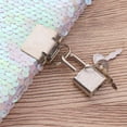thumbnail image 3 of Shisuyan PET Sequin Notebook Notepad Memo Notebook with Lock Note Pads Schedule Checklist for Diary Journal Travel (Light Pink), 3 of 8