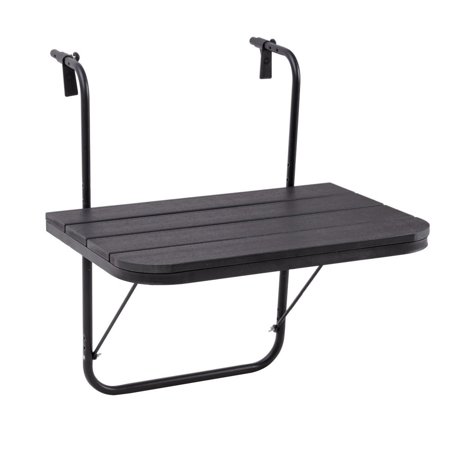 Patio Balcony Hanging Adjustable Folding Deck Table ...