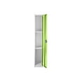 thumbnail image 2 of AdirOffice - Locker - 4 doors - 4 hooks - solid steel - green (pack of 4), 2 of 5