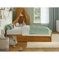 thumbnail image 5 of Barcelona Twin Panel Platform Bed with 2 Storage Drawers in Light Toffee, 5 of 10
