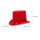 thumbnail image 2 of FELTECHELECTR Sombrero de mago Lincoln Hats Sombrero de mago Accesorio para disfraz de fiesta (rojo), 2 of 4