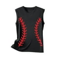 thumbnail image 4 of SMihono Débardeurs pour Femmes Débardeur Décontracté Imprimé Col Rond Sans Manches T-Shirts Blouses d'Été pour Femmes, 4 of 5