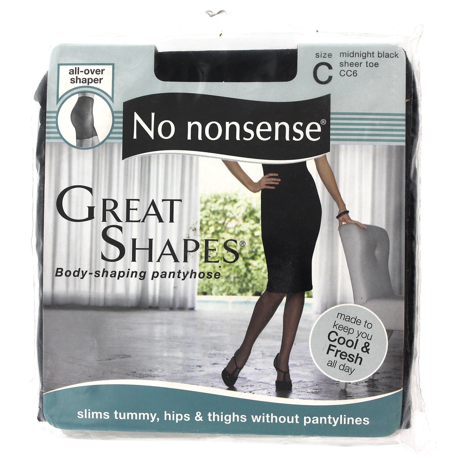 No nonsense Women's Great Shapes All Over Shaper Pantyhose
