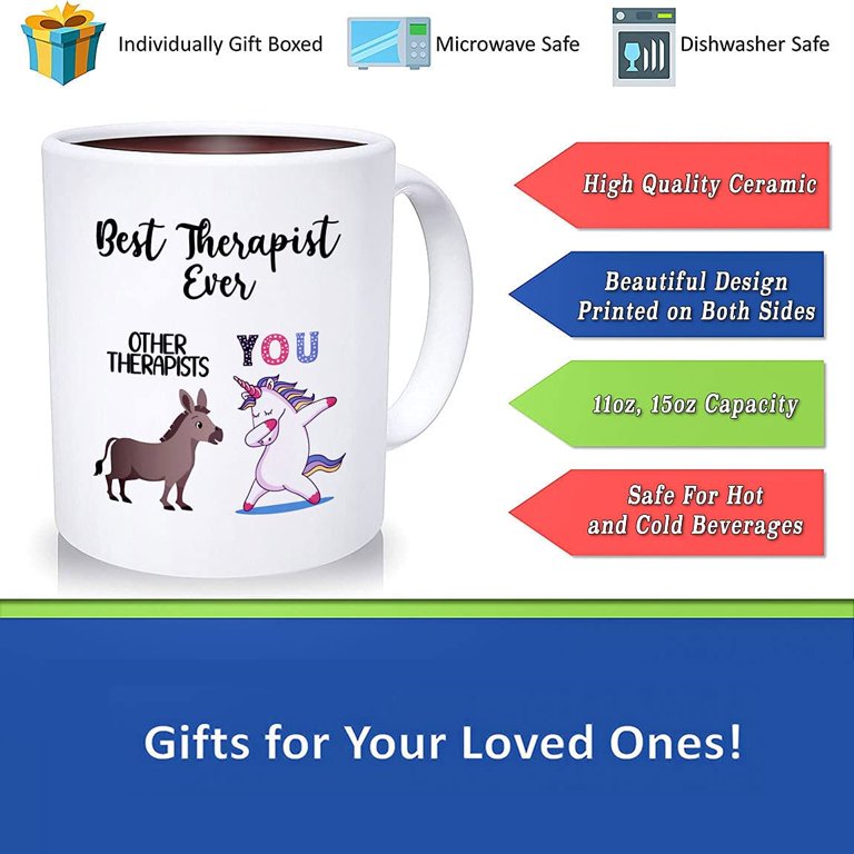 Funny Therapist Gift: Best Effin' Therapist Ever. Coffee Mug 11oz –  BackyardPeaks