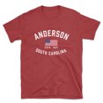 thumbnail image 1 of Anderson South Carolina Patriot Men's Cotton T-Shirt, 1 of 1
