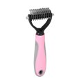 thumbnail image 1 of Mistaha Double-sided Pet Grooming Brush Pet Dematting Comb Undercoat Rake Shedding Brush for Pets Mats & Tangles Removing, 1 of 8