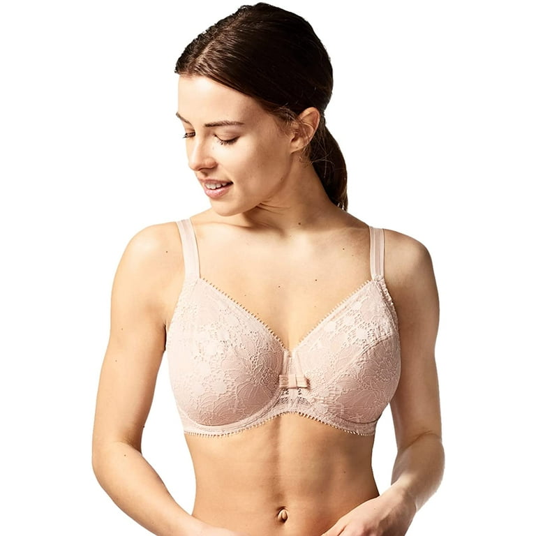 Chantelle Women's Orangerie Full Coverage Unlined Bra 6767, Skin Rose, 36F  at  Women's Clothing store