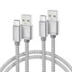 thumbnail image 1 of Cable de carga Basesailor USB tipo C de 3 m, paquete de 2 unidades para Samsung, 1 of 5
