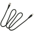 thumbnail image 4 of BNC Male to Female Plug CCTV Extension Coaxial Line Cable 3.3ft Long Black, 4 of 8