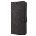 thumbnail image 2 of Allytech Wallet Case for Samsung Galaxy S22 Ultra 5G, Big Butterfly Embossed PU Leather Kickstand Flip Cover Shockproof Drop Protection Anti-scratch Wallet Cover for Samsung Galaxy S22 Ultra,Black, 2 of 4