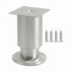 thumbnail image 4 of Pata de soporte para cama, patas para muebles de altura ajustable, patas de gabinete resistentes fáciles de instalar con tornillos para sofá, mesa de 100MM, 4 of 9