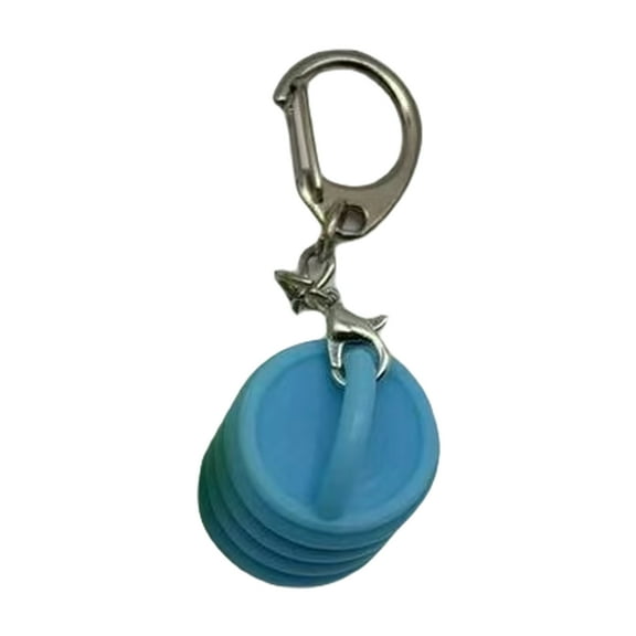 Aellinatey Plastic Lip Gloss Keychain Caps for Women Travel Convenient Makeup Accessories