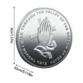 thumbnail image 2 of Religious Challenge Coin Colored Supplicate Creating Badges With Three-dimensional Relief Metal Crafts, 2 of 7