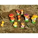 thumbnail image 3 of Miniatura Artesanales de Resina Hechas a Mano, Suministros de Jardín de Hadas, Microadorno de Paisaje DIY Rojo 3 cabeza b Macarena Adorno de jardín de hongos, 3 of 8