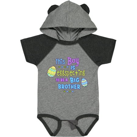 

Inktastic This Boy is Eggspecting to Be a Brother Gift Baby Boy Bodysuit