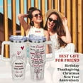 thumbnail image 2 of Best Friend Birthday Gifts, Gifts for Friends Female 40 oz Bestie Tumbler with Handle and Straw, Best Friend Travel Mug, Friendship Gifts for Women Vacuum Stainless Steel Insulated Cup, 2 of 6
