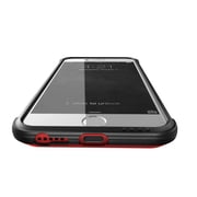 Raptic Shield Case Compatible with new iPhone SE 2022, iPhone SE, iPhone 8, iPhone 7, iPhone 6 Case, Shock Absorbing Protection, Aluminum Frame, 10ft Drop Tested, Red