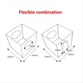 thumbnail image 1 of Cubierta de la Caja de Polvo de Pulido Cerrada Cubierta de Polvo de Pulido Cubierta de Polvo Transparente A Prueba de Polvo Cuadrado, 1 of 8