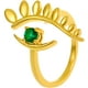 thumbnail image 1 of Anillo de mal de ojo, anillo de circón, anillo de dedo de moda, anillo elegante, joyería para mujeres, 1 of 7