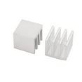 thumbnail image 2 of 30Pcs 10mm x 10mm x 10mm Aluminum Heatsink Radiator Cooling Fin Silver Tone, 2 of 5