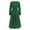 Green, variant on Hvot&aat Women's Elegant V Neck Midi Dress with Belt 2025 Fall Long Sleeve Evening Party Cocktail Dresses for Wedding Guests