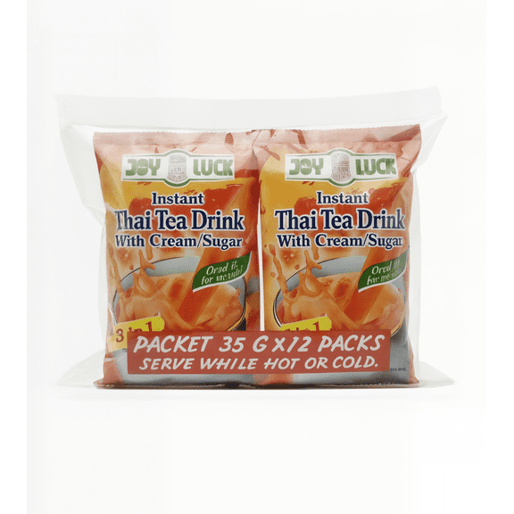 Joy Luck 3 in 1 Instant Drink with Cream/Sugar, Thai Tea, 1.23-Ounce (12 pack)