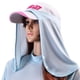thumbnail image 5 of Bufanda de la cubierta de la cara,Cubierta facial Bufanda Máscara Pasamontañas Pañuelo Golf Esquí,Pañuelo de seda Cuello Protección solar Ligero Drive,Cool Ice Silk Fabric Transpirable, 5 of 9