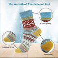 thumbnail image 2 of 5pcs Men's winter socks Colourful warm knitted socks (Style 6), 2 of 7