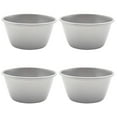 thumbnail image 1 of Raindrops 4Pcs Portable Baking Mold Plated Silver Household Pudding Cup with Non Stick Surface, 1 of 8